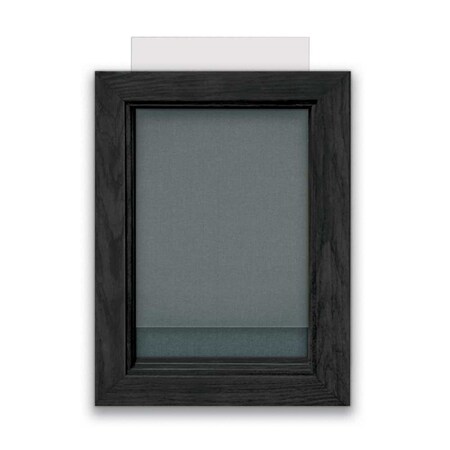 United Visual Products Indoor Enclosed Combo Board, 72"x36", Gold Frame/Grey & Dark Spruce UVCB7236G-GREY-DRKSPR